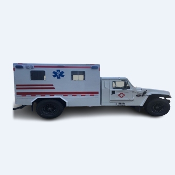Acil Durum İzolasyon Taşımacılığı ve Dış Hasta Hasta Resepsiyonu için 4x4 Dizel Ambulans Arabaları