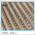 Partihandeln Iron Rhinestone Pearl Chain Sheet