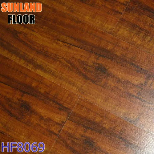 cheap engineered wood flooring Wood Grain waterproof laminate flooring HF8069 changzhou