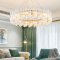 LEDER Gold Simple Crystal Chandelier