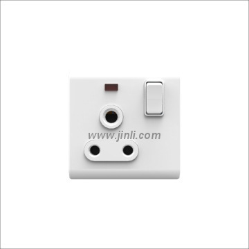W86 series -- 1 gang 15A switch socket w/neon