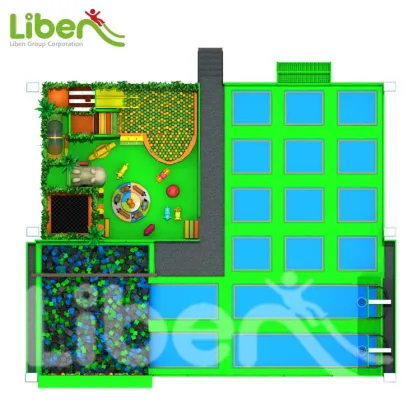 Customized trampoline park in Costa Rica