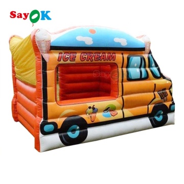 Portable Inflatable Ice Cream Booth Tent with LED for Sale