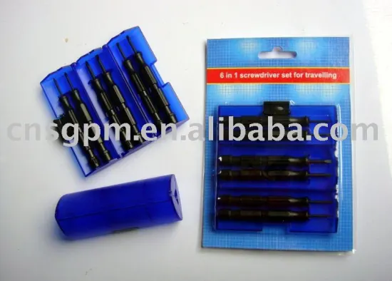 6-in-1 screwdriver set