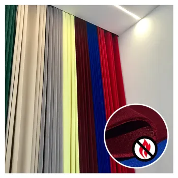 Inherent Flame Retardant Velvet Curtain Suppliers in China for Cinemas and Theaters