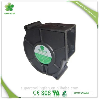 97x97x33mm 12V high flow dc axial blower fan bbq blower fan