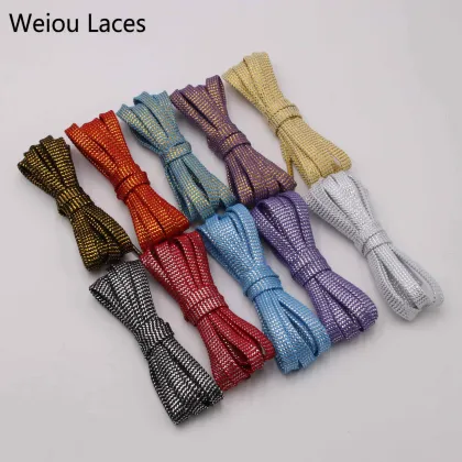 Polyester Flat Shoelaces for Jumpmans, 700, and Converse Shoes - 10 Color Options