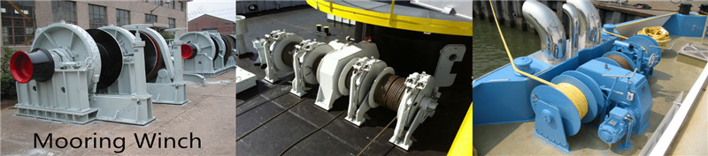 Mooring marine winch