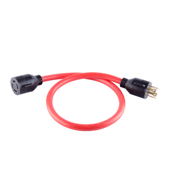 ETL Listed Generator Extension Cord 4 Prong 30 Amp 125/250 Volt L14-30P Male to L14-30R Female