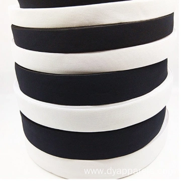 Black Plush Elastic , 11/2 inch 40mm wide Sewing Elastic Band, Waistba