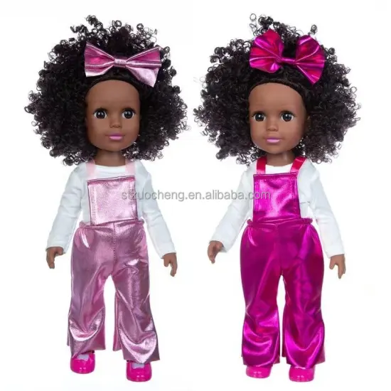 New 14 Inch Lifelike African Dress-Up Rebirth Dolls for Kids