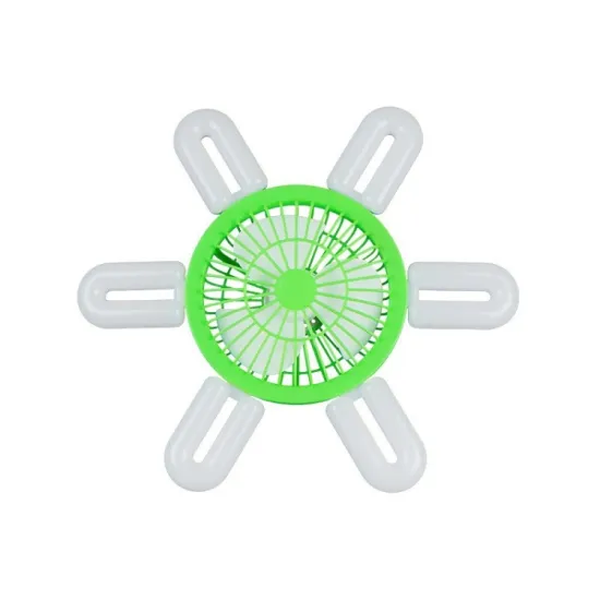 U-Shaped Foldable LED Ceiling Light with Fan: Combining Fashion Design and Energy Efficiency