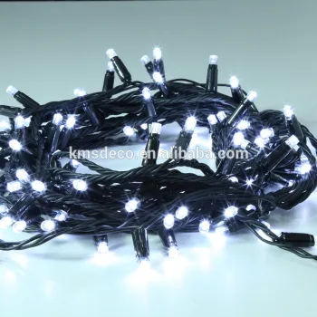 Flexible design IP44 31V black wire 20m 200led cool white fairy lighting string
