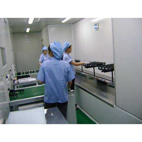 High temperature drying spraying production line
