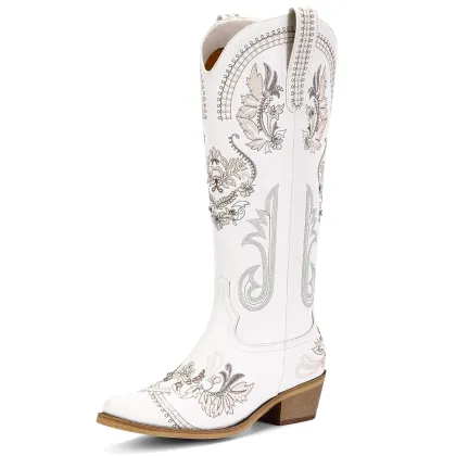Women's Knee High Cowgirl Boots
