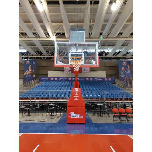 FIBA manual hydraulic Basketball hoop Stand