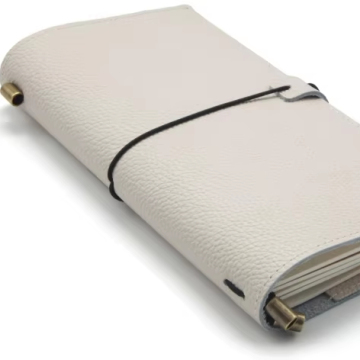 Notebook per viaggiatore in pelle ricaricabile con tasche - organizzatore artigianale per la scrittura e il viaggio