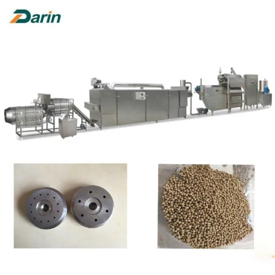 Dry Floating Fish Feed Processing Machinery