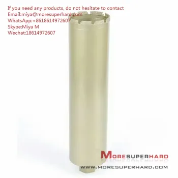 Vacuum brazed diamond drill Dry wet amphibious miya@moresuperhard.com