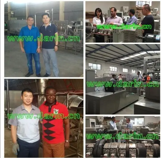 Corn Cheese Puff Snacks Processing Line