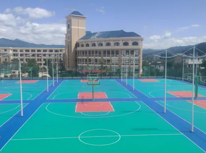 Enlio Outdoor Basketball Flooring Small Asterisk