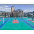 Outdoor multi-purpose sports court tiles