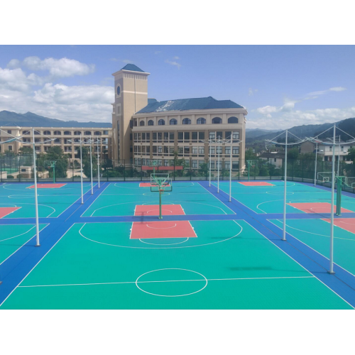 Anti-UV-Wärme-Toleranzbodenfliesen für Basketballplatz im Freien