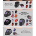 Custom Tig Electronic Welding Helmet with CE approval code.7077