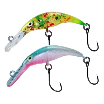 HISTOLURE Single Hook Trout Fishing Lures 38mm Sinking Minnow Hard Bait Crankbait Wobbler