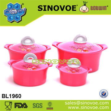 4PCS SET 2014 thermal hot pot /food casserole warmer