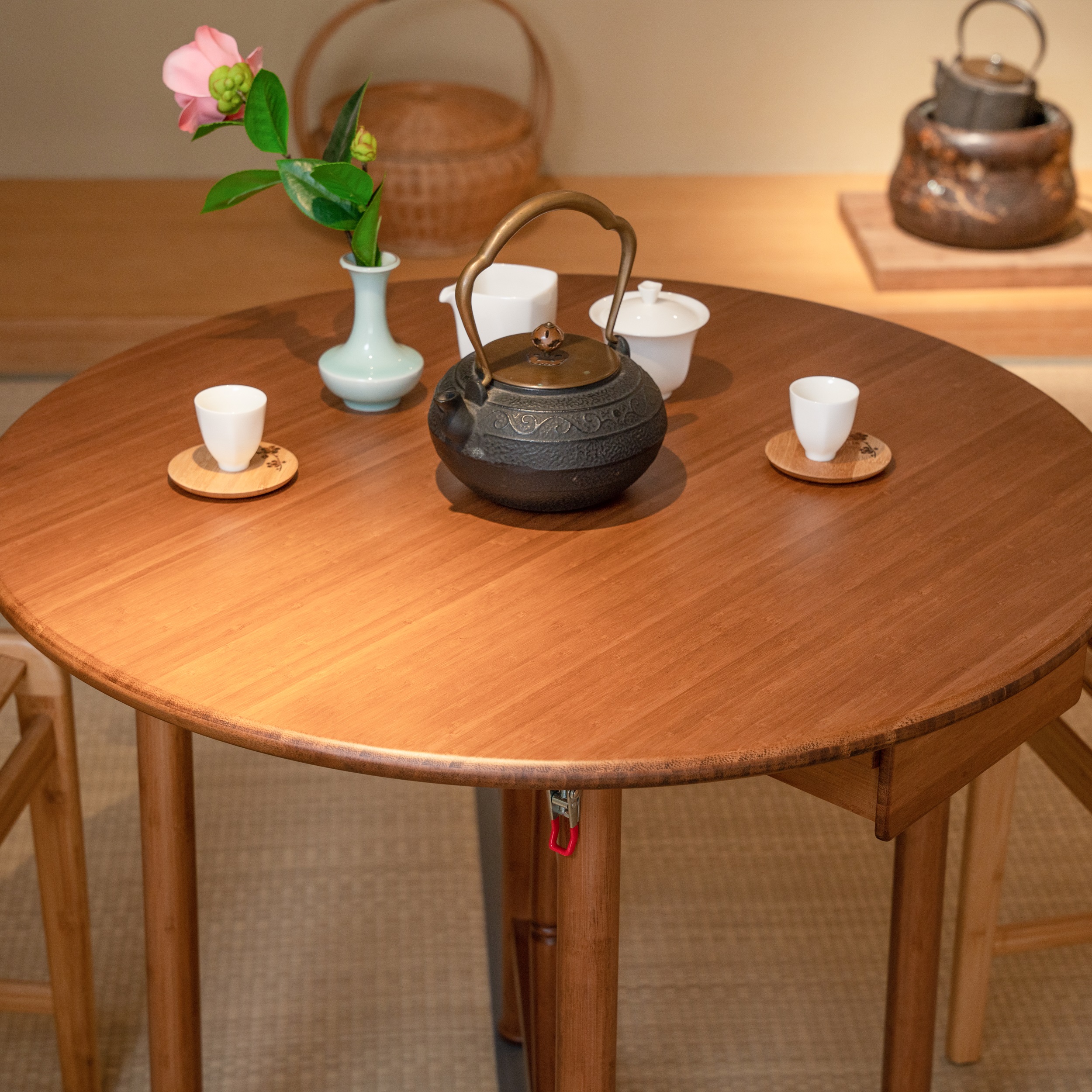 Складной чайный стол для хранения