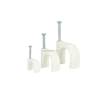 Guaranteed Quality 10mm White Wire Clips - Cable Fasteners & Circle Clips