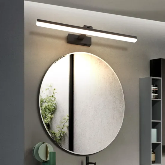 Waterproof Aluminum Adjustable LED Bathroom Mirror Front Lamp