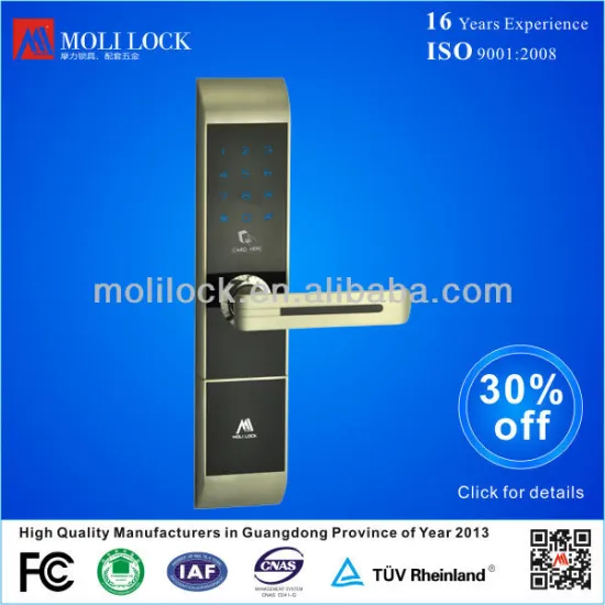 biometric padlock,rfid door lock,battery powered door lock
