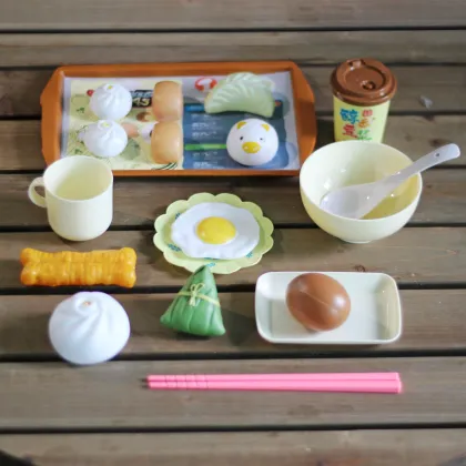 1:12 Scale Educational Toy Miniatures: Dollhouse Furniture, Play Food, and Kitchen Accessories for Kids