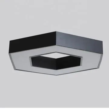 Customized Hexagon Hollow Linear LED Pendant Light