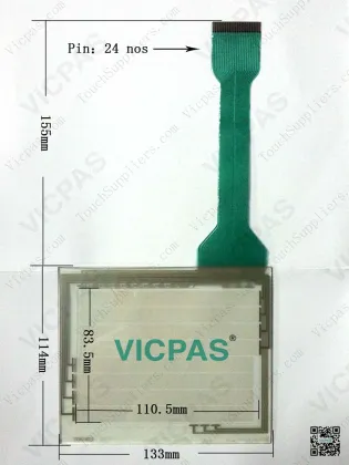 P/N 7715316651 GMN 321587 Touchscreen for AB 2711-T6