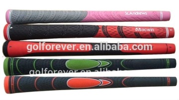 multi color rubber golf grip