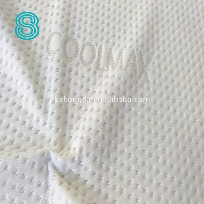 china supplier white ice wire knitted mattress fabric