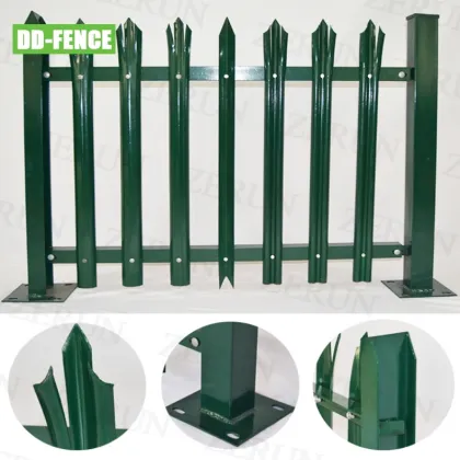 D Profile Iron Palisade Fencing
