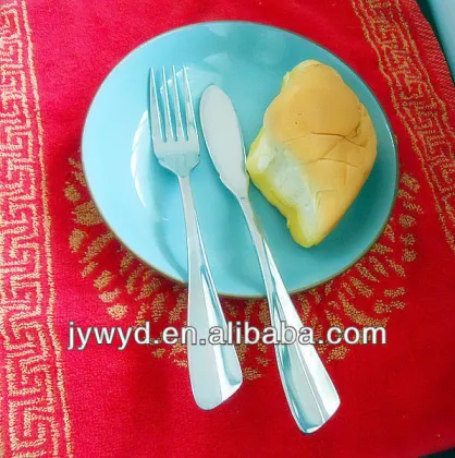 stainless steel fish knife and fork set