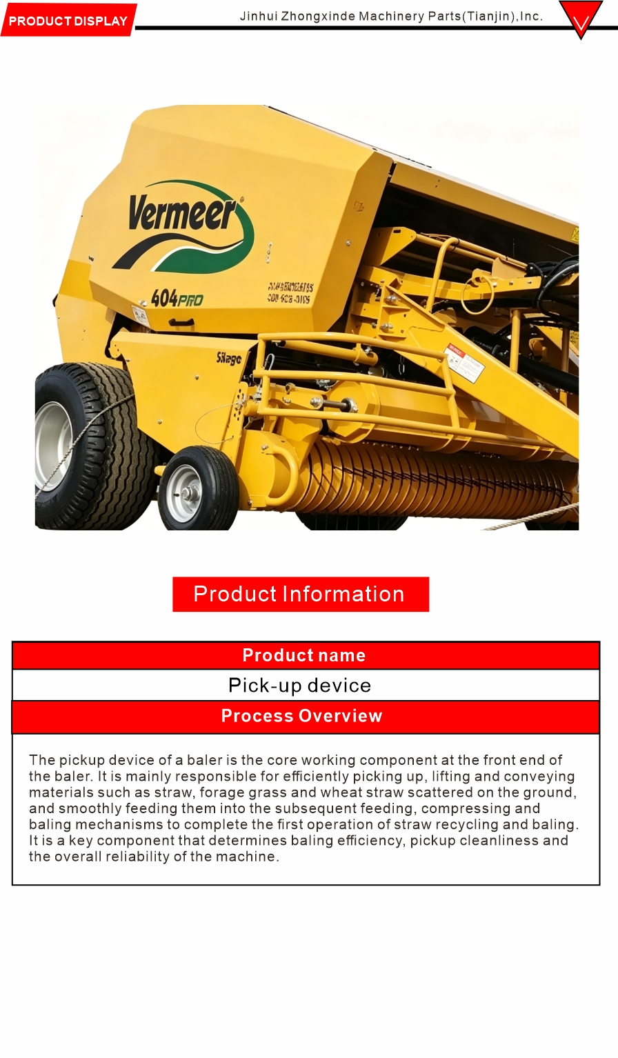 Agricultural Baler Pickup Parts
