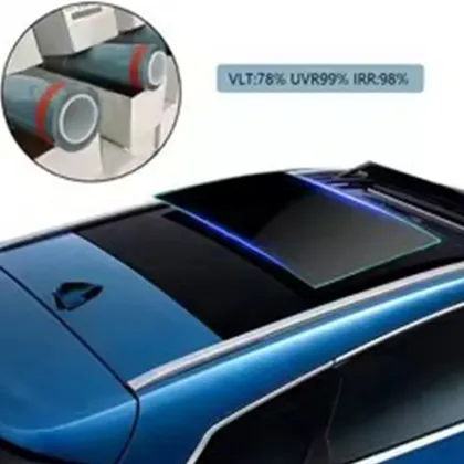 Nano Ceramic Car Sunroof and Roof Skylight Film: Anti-UV TPU Material Ice Armor Film
