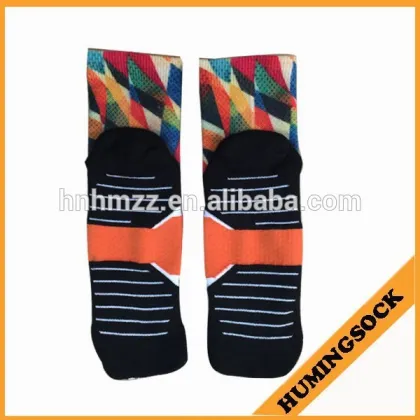 Digital Print Polyster Socks Running