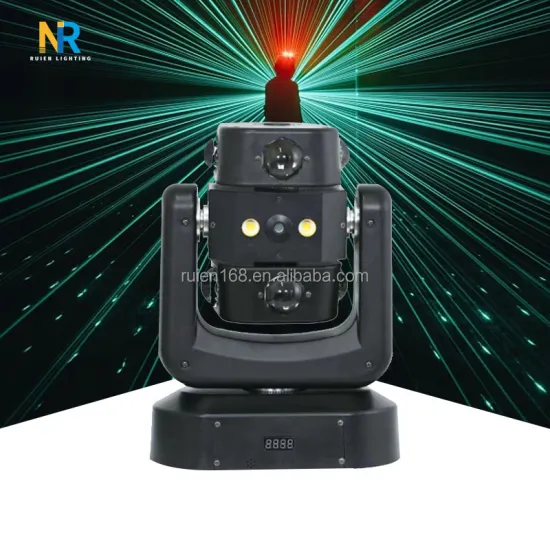 Professional DMX512 150W LED Arm Wind Fire Wheel Moving Head Light with RGB, Disco Effects, Laser and Strobe for Stage Lighting