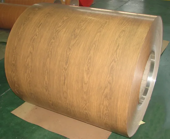 Different Designs Aluminum Coated Coil Customized Color