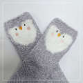 Cute penguin microfiber women socks 2023