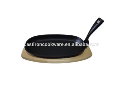 China Wholesale Cast Iron Steak Plate for Beef Frying