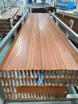 Wood grain aluminum profiles for windows and doors