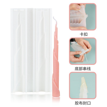 LOVE RESIN DIY Ins Long Strip Candle Aromatherapy Silicone Mold - Upgraded Version